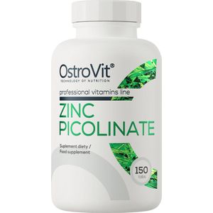 Mineralen - Zinc Picolinate - 150 Tablets - OstroVit