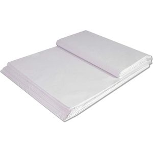 Tissue papier Gebleekt zijdepapier Vloeipapier Verhuispapier - 50 x 37,5 cm - 6 pakken van 480 vel