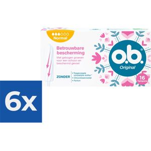 OB Original Normal 16 stuks - Voordeelverpakking 6 stuks