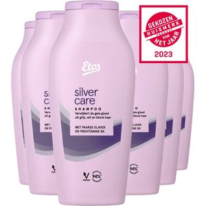 Etos Shampoo voordeelverpakking - Silver Care - 6 x 300ML