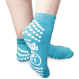 Antislip Sokken - Ziekenhuis sokken - Latex vrij - Small - 34/38 - Turquoise
