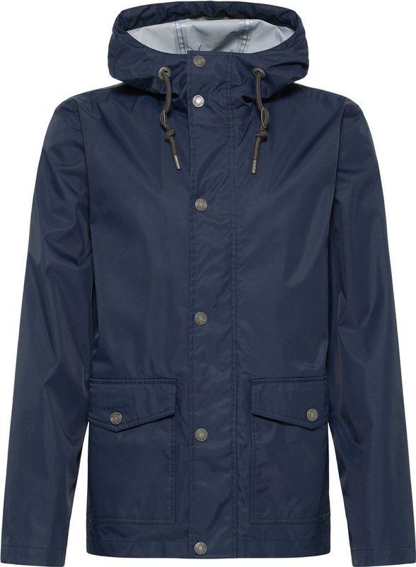 Mo - Regenjas - Marine - Met Print Aan De Binnenkant - Heren