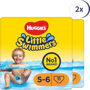 Huggies Little Swimmers - zwemluiers - maat 5/6 - (12 tot 18 kg) - voordeelverpakking - 66 stuks (6x11)
