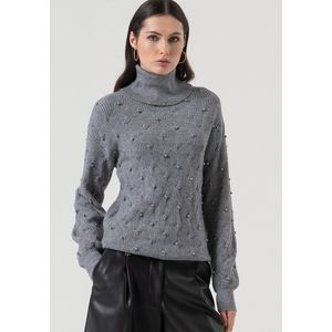 Fracomina - Trui - Grijs - Dames