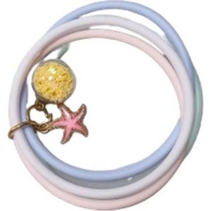 zeester anti muggen armband kind - Insectenbeschermingsmiddel - Pastelkleuren