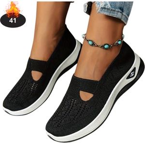 Bovista Schoenen Dames - Sneakers - Comfortabel - Slippers - Casual - Volwassen - Zwart - Maat 36.5