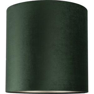 Uniqq Lampenkap velours donker groen Ø 40 cm – 40 cm hoog