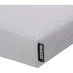 Snoozzz Hoeslaken Ledikant - 60x120cm - 100% Hydrofiel Katoen - Grijs