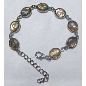 Zilveren Armband met Paua Schelp