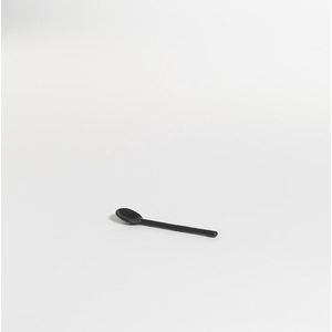 The Table atelier - theelepel - 12 cm - keramiek - handgemaakt - zwart mat