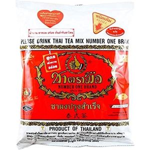 Original Cha Tra Mue, Thaise zwarte Thee (400 gram) Thaise Thee