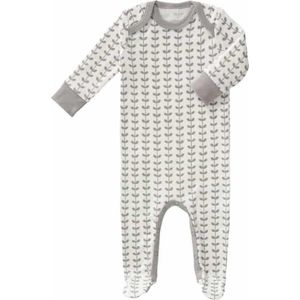 Fresk pyjama met voet Leaves grey