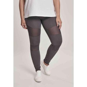 Urban Classics - Tech Mesh Sportlegging - 3XL - Grijs