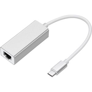 WiseGoods Luxe USB C Naar RJ45 - Netwerk Splitter - Ethernet Kabel - Geschikt Voor Laptop / PC / Mac - Internetkabel - Internet