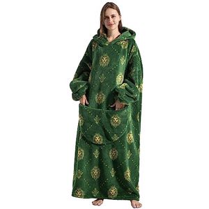 Oversized Snoodie Deken Hoodie voor Dames - Comfortabele en Luxe Draagbare Deken