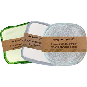 16 bamboe make up pads remover herbruikbare incl. waszak - Ecologische wattenschijfjes - wasbaar