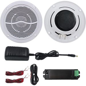 6.5 Inch 120 Watt 2-Weg Waterdichte Marine Bluetooth-Plafondluidsprekers - Perfect Voor Keuken-Home-Tub-Badkamer-Buiten - Wit