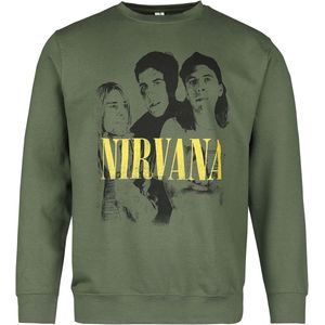 Nirvana Photo Shirt met lange mouwen groen M