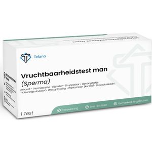 Spermatest Vruchtbaarheidstest Man Thuistest - Sperma testen Zelftest voor Thuis - Telano