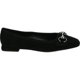 Högl - Ballerina 'Charlotte' - Zwart - Leer - Anatomisch Gevormd Voetbed