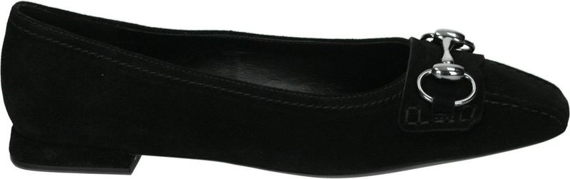 Högl - Ballerina 'Charlotte' - Zwart - Leer - Anatomisch Gevormd Voetbed