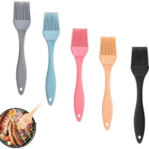 Siliconen Bakborstels en Keukenkwasten - Set van 5