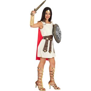 Funidelia | Gladiatorkostuum Voor voor vrouwen  Rome, Gladiator, Centurion, Cultuur & Tradities - Kostuum voor Volwassenen Accessoire verkleedkleding en rekwisieten voor Halloween, carnaval & feesten - Maat M - L - Bruin