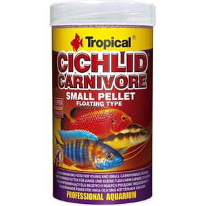 Tropical Cichlide Pellets | Carnivoor Small (1 Liter) | Cichlide Visvoer