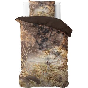 Inferno 1-persoons dekbedovertrekset 140x220cm taupe