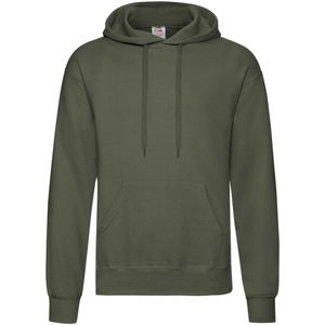 Fruit of the Loom capuchon sweater - olijfgroen - volwassenen - Classic Hooded Sweat - Hoodie - Heren kleding 2XL
