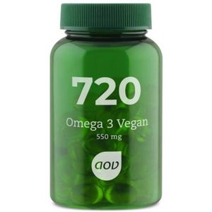 AOV 720 Omega 3 Vegan - 60 Capsules - Voedingssupplement