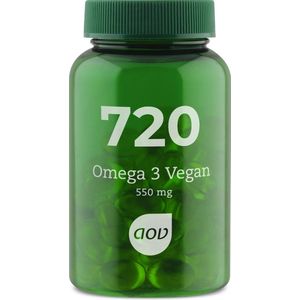 AOV 720 Omega 3 Vegan - 60 Capsules - Voedingssupplement