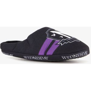 Wednesday meisjes pantoffels zwart paars - Maat 30 - Sloffen