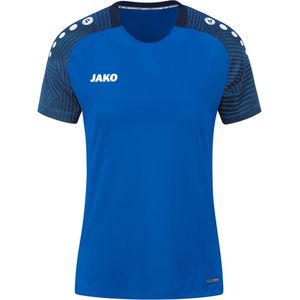 Jako - T-shirt Performance - Blauwe Voetbalshirt Dames-38