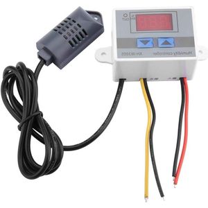 Digitale Hygrometerschakelaar Controller Vochtigheidssensor 0-99% RH 12V/24V/220V - XH-W3005