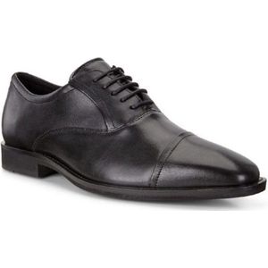 ECCO Calcan With Lace Black Mens Shoe