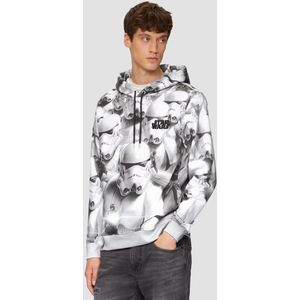 s.Oliver - Herenhoodie - Effen - Sweat - Capuchon - Starwars®-print