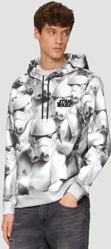 s.Oliver - Herenhoodie - Effen - Sweat - Capuchon - Starwars®-print