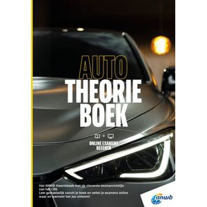 ANWB rijopleiding - Auto Theorieboek Rijbewijs B + online examens oefenen