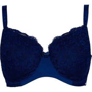 After Eden D-cup & up Padded hidden wire bra in recycled fabric Dames Beha - Dark Blue - Maat 70E