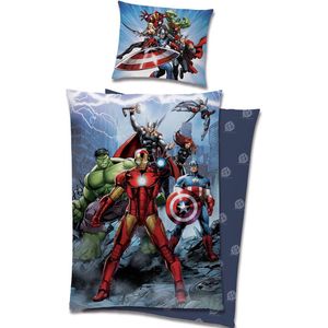 Marvel Avengers Dekbedovertrek - Assemble - 140 X 200 Cm 60 x 63 cm