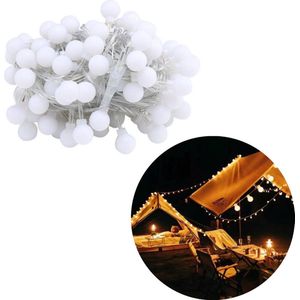 Cheqo® XL Lichtsnoer - Fairy Lights - Lichtslinger voor Binnen en Buiten - Kerst Verlichting - Tuinverlichting - Feestverlichting - 80 LED Bolletjes - 19 Meter