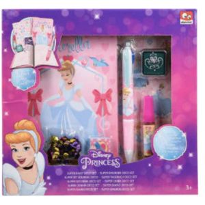 Princess Dagboek Design Set - Prinsessen Dagboek - Disney Princess DIY Diary Set - Dagboek voor Meisjes - Meisjes Dagboek - Disney Princess Dagboek - Assepoester - DIY Dagboek Cadeau voor Meisjes