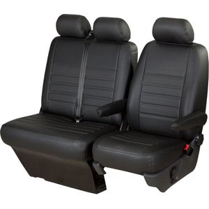 Mercedes Evito /Mercedes Vito 447 Pasvorm Stoelhoezen Set Kunstleer