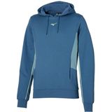 Mizuno - Athletics - Hoody - Vintage Indigo - Oversized Pasvorm