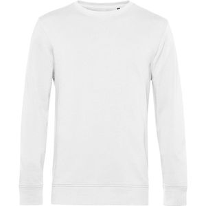 Organic Inspire Crew Neck Sweater B&C Collectie Wit maat XL