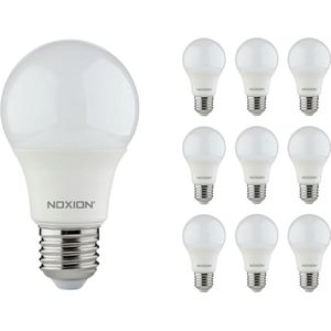 Voordeelpak 10x Noxion Lucent Classic LED E27 Peer Mat 4.9W 480lm - 830 Warm Wit | Vervangt 40W.