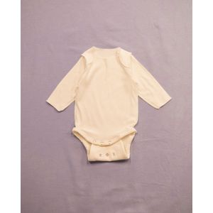 JETPAQ #wasbarewol - Romper lange mouw - Wit - Maat 50