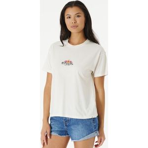 Rip Curl Dames T-Shirt Brighter Sun Relaxed Tee - Bone