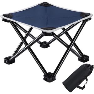 Lichtgewicht Inklapbare Campingkruk - Mini Stoel voor Outdoor Activiteiten, Ondersteuning tot 140 kg, Ideaal voor Vissen en Wandelen